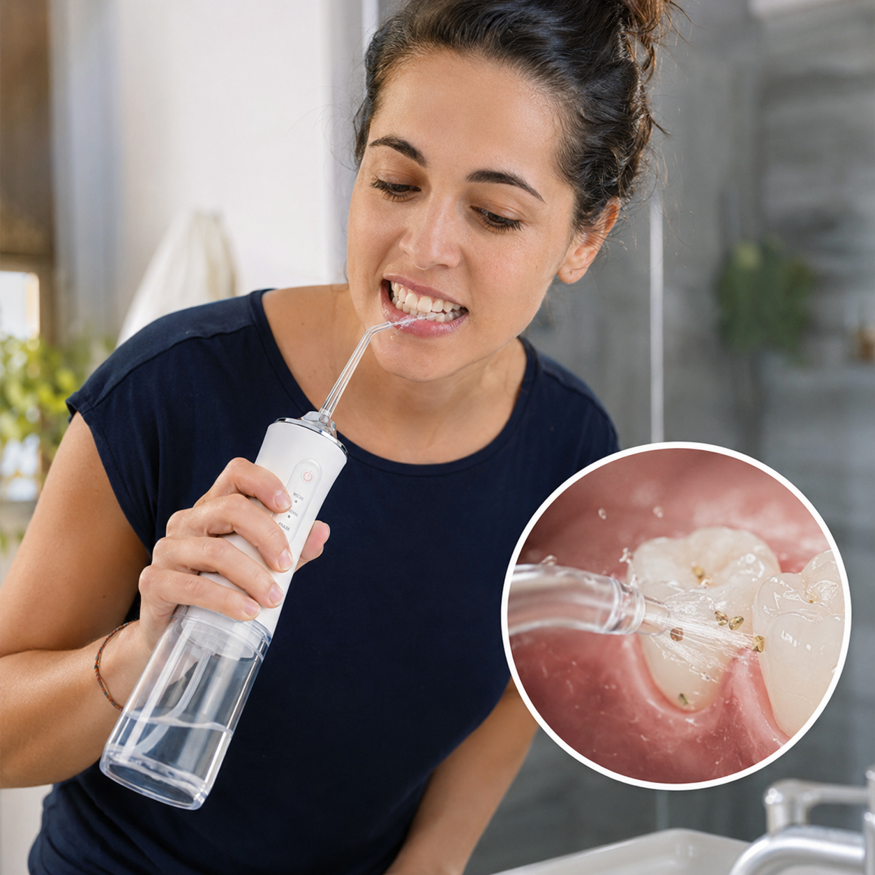 Irrigador Dental Profesional Portátil - AUREZIO™"